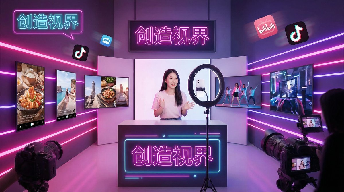 猎奇短视频创作空间